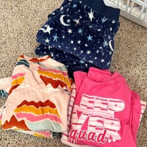 Kids Pajamas Set - Pink, Navy, and Multicolor